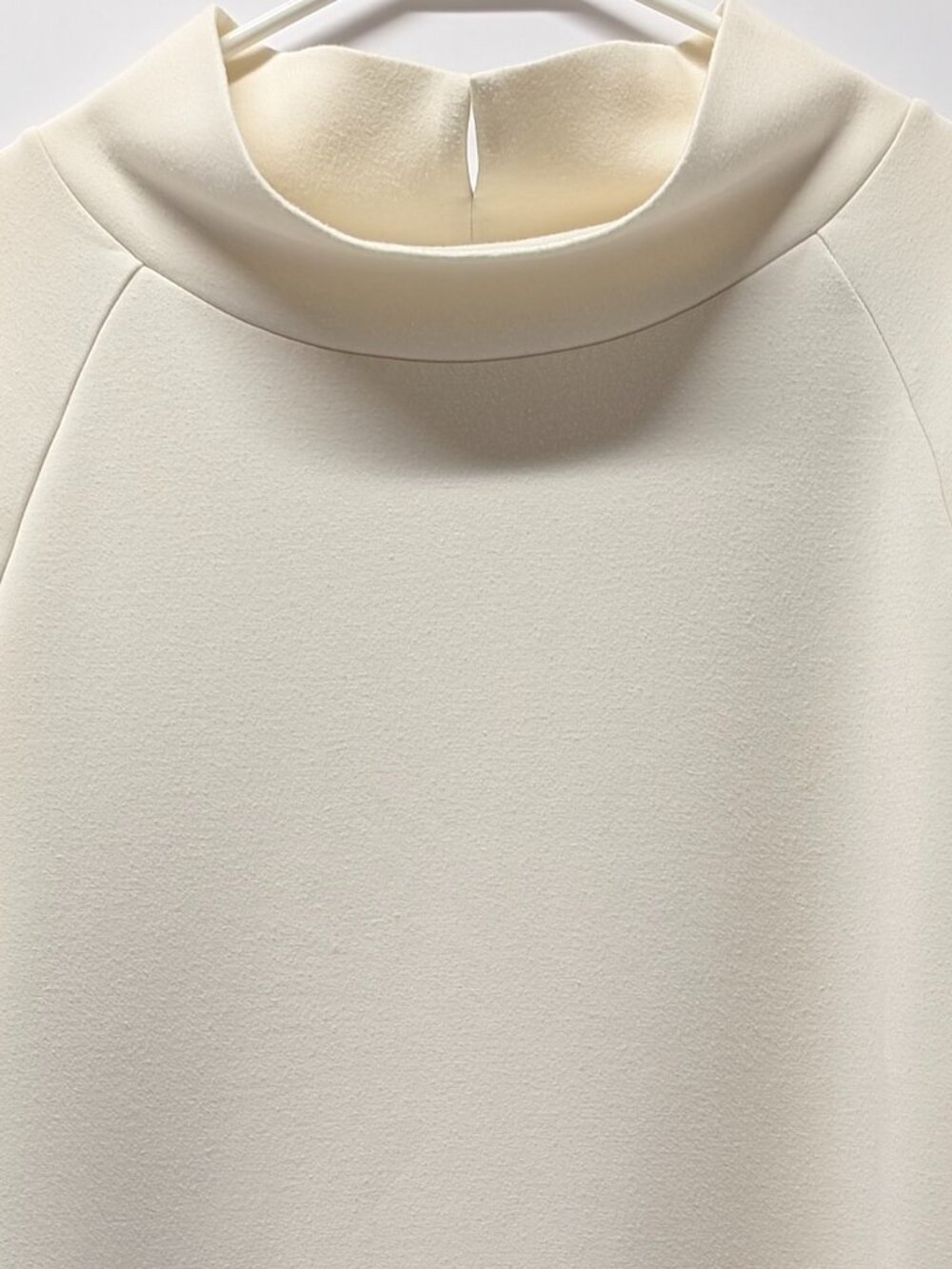 Varley Arcola Funnel Neck Sweatshirt In Egret Vanilla - Picture 8 of 14